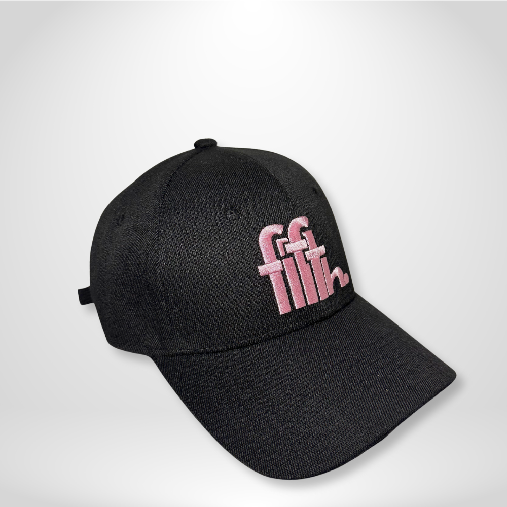 casquette brodé rose