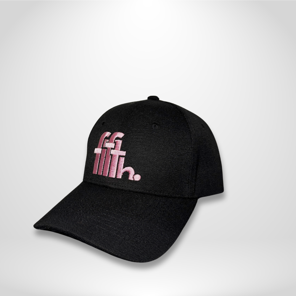 casquette brodé rose